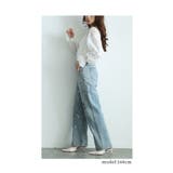 優美な花刺繍レースのキャンディースリーブトップス レディース ファッション | Sawa a la mode | 詳細画像11