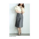 クリスタルビジューが輝く高貴なミディ丈プリーツスカート レディース ファッション | Sawa a la mode | 詳細画像11 