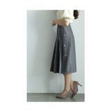 クリスタルビジューが輝く高貴なミディ丈プリーツスカート レディース ファッション | Sawa a la mode | 詳細画像15 