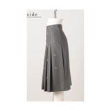 クリスタルビジューが輝く高貴なミディ丈プリーツスカート レディース ファッション | Sawa a la mode | 詳細画像21 