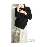 こなれるヒトクセアシンメトリープルオーバー レディース ファッション | Sawa a la mode | 詳細画像3