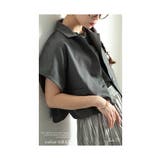 垢抜けマニッシュなショート丈ジレジャケット レディース ファッション | Sawa a la mode | 詳細画像3 