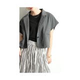 垢抜けマニッシュなショート丈ジレジャケット レディース ファッション | Sawa a la mode | 詳細画像8 