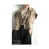 垢抜けマニッシュなショート丈ジレジャケット レディース ファッション | Sawa a la mode | 詳細画像11 