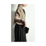 垢抜けマニッシュなショート丈ジレジャケット レディース ファッション | Sawa a la mode | 詳細画像18 