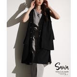 甘さを加えるアシンメトリープリーツジレ レディース ファッション | Sawa a la mode | 詳細画像1