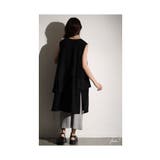 甘さを加えるアシンメトリープリーツジレ レディース ファッション | Sawa a la mode | 詳細画像3