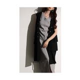 甘さを加えるアシンメトリープリーツジレ レディース ファッション | Sawa a la mode | 詳細画像9