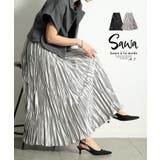 たちまち格上げワッシャープリーツフレアスカート レディース ファッション | Sawa a la mode | 詳細画像1