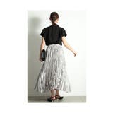 たちまち格上げワッシャープリーツフレアスカート レディース ファッション | Sawa a la mode | 詳細画像8