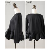 レディライクな切り替えギャザーのペプラムプルオーバートップス レディース | Sawa a la mode | 詳細画像22