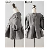 甘さ引き立つドットジャガードのパフスリーブペプラムトップス レディース | Sawa a la mode | 詳細画像22