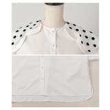 レトロ可愛いスカラップ襟のドットカラーシャツブラウス レディース ファッション | Sawa a la mode | 詳細画像23 