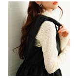 シーズンムード溢れるリボンショルダーのペプラムバルーントップス レディース | Sawa a la mode | 詳細画像10