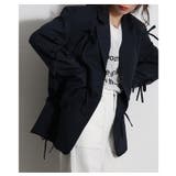キャッチーなトレンドりぼんテーラードジャケット レディース ファッション | Sawa a la mode | 詳細画像2