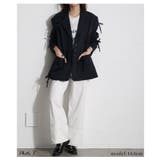 キャッチーなトレンドりぼんテーラードジャケット レディース ファッション | Sawa a la mode | 詳細画像3