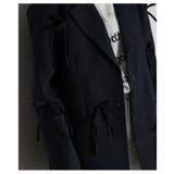キャッチーなトレンドりぼんテーラードジャケット レディース ファッション | Sawa a la mode | 詳細画像4