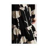 レトロな大人の華やぎ花柄ティアードワンピース レディース ファッション | Sawa a la mode | 詳細画像18
