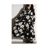 レトロな大人の華やぎ花柄ティアードワンピース レディース ファッション | Sawa a la mode | 詳細画像19