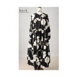レトロな大人の華やぎ花柄ティアードワンピース レディース ファッション | Sawa a la mode | 詳細画像22