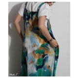 季節を盛り上げるマーブル柄サロペットパンツ レディース ファッション | Sawa a la mode | 詳細画像3