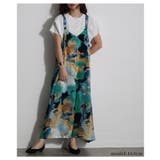 季節を盛り上げるマーブル柄サロペットパンツ レディース ファッション | Sawa a la mode | 詳細画像5
