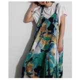 季節を盛り上げるマーブル柄サロペットパンツ レディース ファッション | Sawa a la mode | 詳細画像8