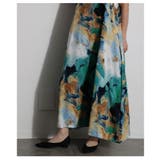 季節を盛り上げるマーブル柄サロペットパンツ レディース ファッション | Sawa a la mode | 詳細画像12