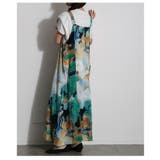 季節を盛り上げるマーブル柄サロペットパンツ レディース ファッション | Sawa a la mode | 詳細画像13