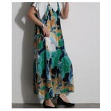 季節を盛り上げるマーブル柄サロペットパンツ レディース ファッション | Sawa a la mode | 詳細画像18