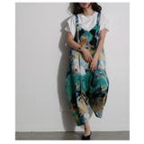 季節を盛り上げるマーブル柄サロペットパンツ レディース ファッション | Sawa a la mode | 詳細画像19