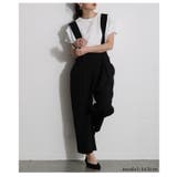 ハンサムに垢抜け大人の綺麗めサロペットパンツ レディース ファッション | Sawa a la mode | 詳細画像10