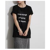 ランクアップする異素材プリントTシャツ レディース ファッション | Sawa a la mode | 詳細画像11