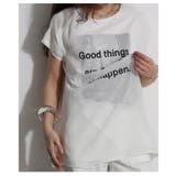 ランクアップする異素材プリントTシャツ レディース ファッション | Sawa a la mode | 詳細画像12