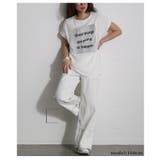 ランクアップする異素材プリントTシャツ レディース ファッション | Sawa a la mode | 詳細画像14