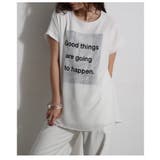 ランクアップする異素材プリントTシャツ レディース ファッション | Sawa a la mode | 詳細画像20