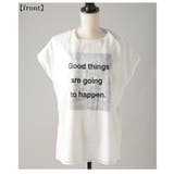 ランクアップする異素材プリントTシャツ レディース ファッション | Sawa a la mode | 詳細画像21