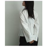 シルエットに惹かれるビスチェ風ブロードシャーリングシャツ レディース ファッション | Sawa a la mode | 詳細画像14