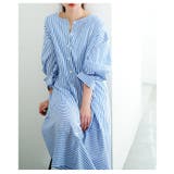 爽やかジェンヌなストライプ柄シャツワンピース レディース ファッション | Sawa a la mode | 詳細画像11