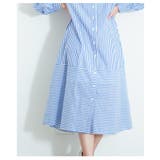 爽やかジェンヌなストライプ柄シャツワンピース レディース ファッション | Sawa a la mode | 詳細画像12