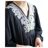 お顔を華やかにする花柄レース刺繍ワンピース レディース ファッション | Sawa a la mode | 詳細画像5