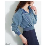 ヒトクセでこなれるジップアップショートスウェット レディース ファッション | Sawa a la mode | 詳細画像3