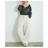 ヒトクセでこなれるジップアップショートスウェット レディース ファッション | Sawa a la mode | 詳細画像14