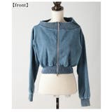ヒトクセでこなれるジップアップショートスウェット レディース ファッション | Sawa a la mode | 詳細画像21