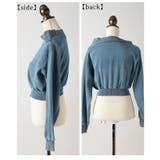 ヒトクセでこなれるジップアップショートスウェット レディース ファッション | Sawa a la mode | 詳細画像22