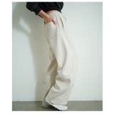 穿けばこなれるカーブニットワイドパンツ レディース ファッション | Sawa a la mode | 詳細画像10
