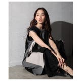着痩せるレトロモダンな配色ストライプワンピース レディース ファッション | Sawa a la mode | 詳細画像4