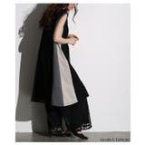 着痩せるレトロモダンな配色ストライプワンピース レディース ファッション | Sawa a la mode | 詳細画像6