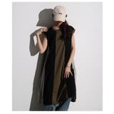 着痩せるレトロモダンな配色ストライプワンピース レディース ファッション | Sawa a la mode | 詳細画像13