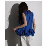 甘さ引き立つ裾ティアードフリルノースリーブ レディース ファッション | Sawa a la mode | 詳細画像11